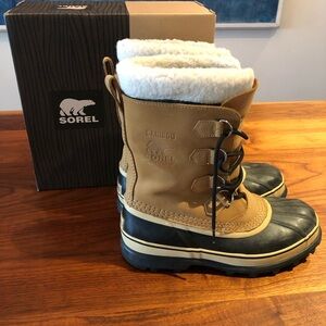 Mens Sorel Caribou winter snow boot size 9